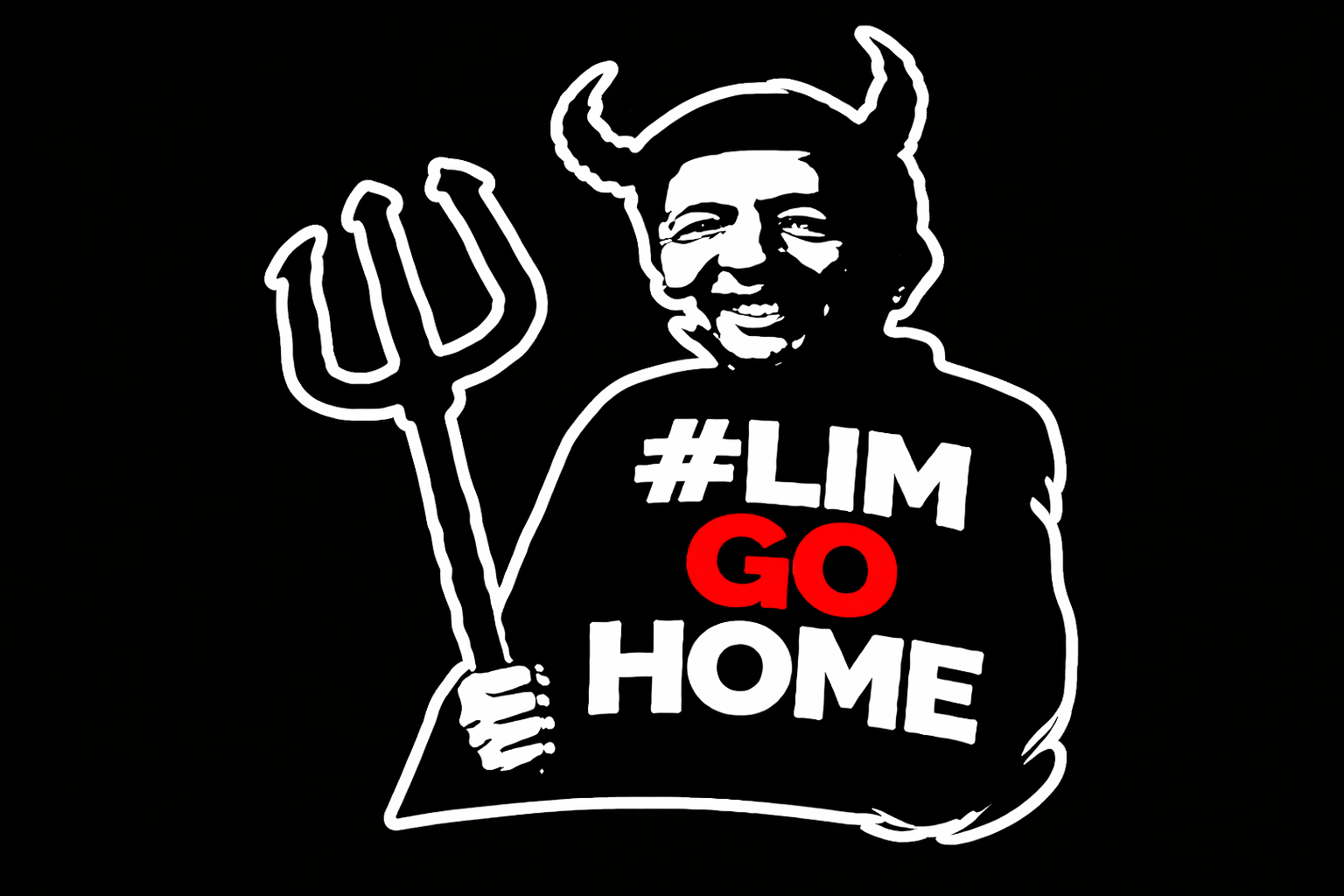 Pack 12ud Lim Go Home Sticker