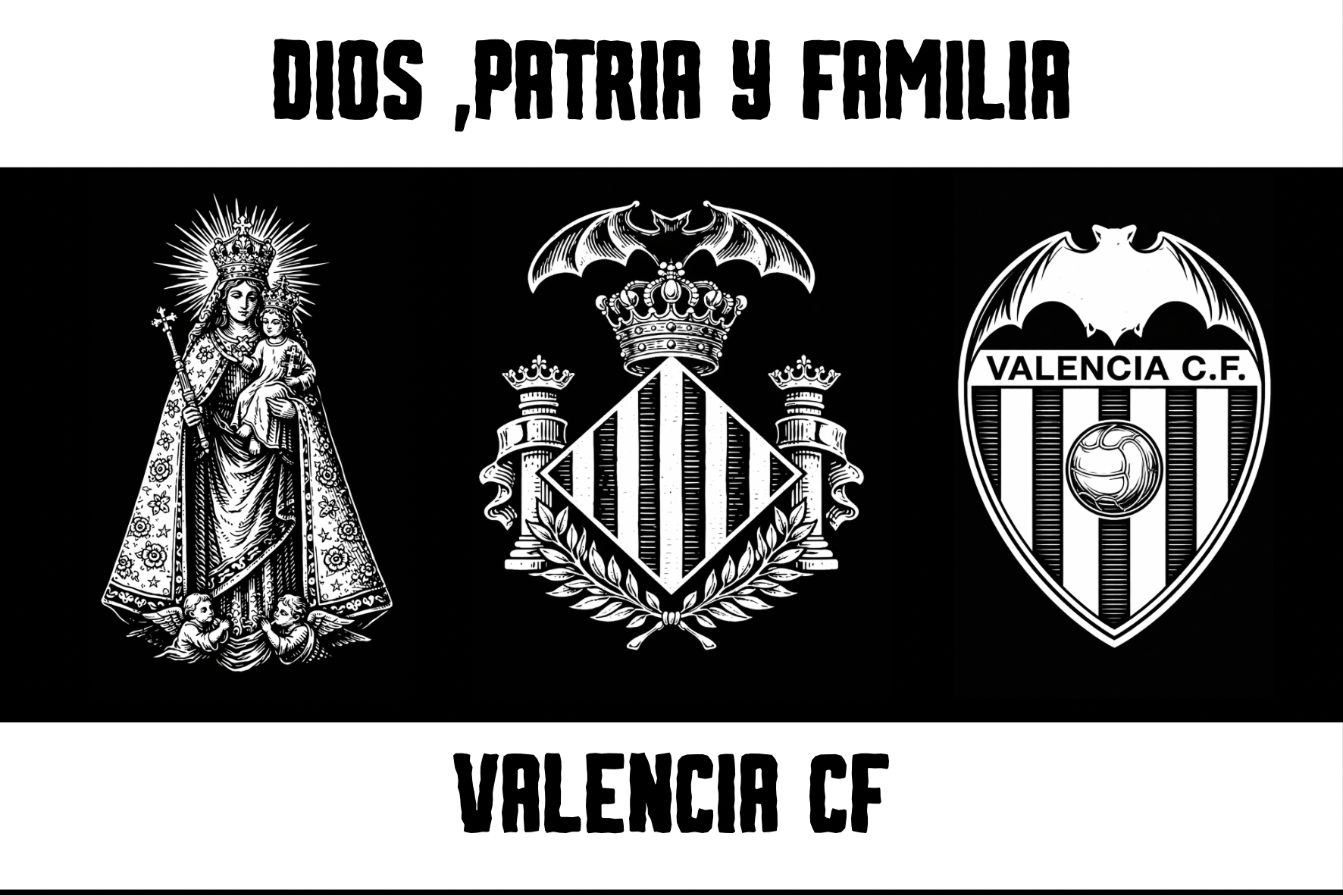 Pack 12ud DIOS,PATRIA Y FAMILIA Sticker